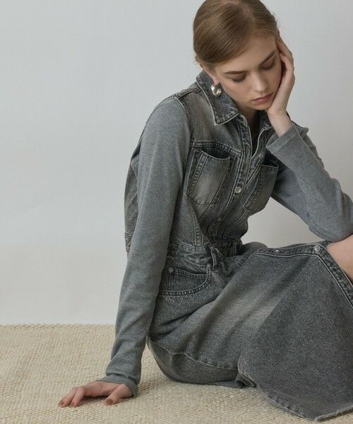 GRACE CONTINENTAL / グレースコンチネンタル ロング・マキシ丈ワンピース | デニムロングジレワンピース | 詳細21