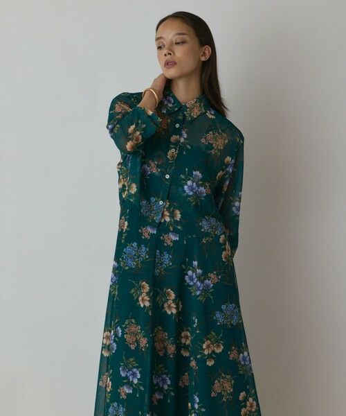 GRACE CONTINENTAL / グレースコンチネンタル ロング・マキシ丈ワンピース | プリントセットアップワンピース | 詳細4