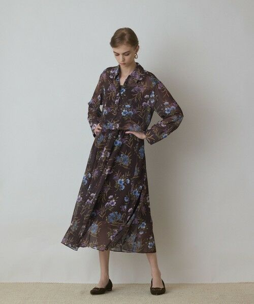 GRACE CONTINENTAL / グレースコンチネンタル ロング・マキシ丈ワンピース | プリントセットアップワンピース | 詳細21