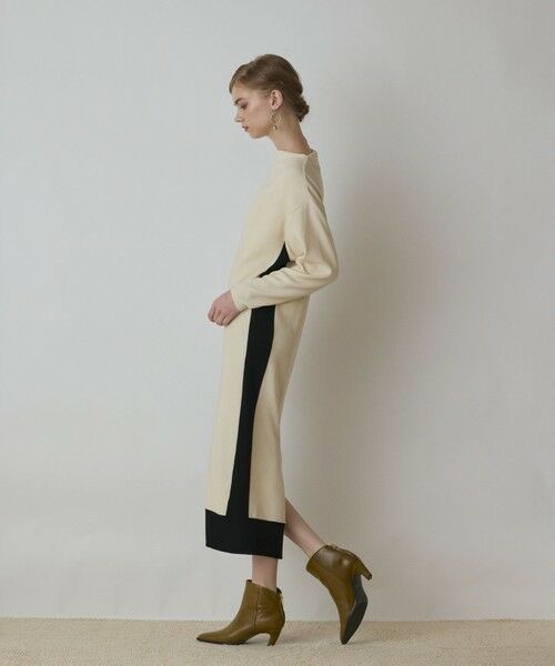 GRACE CONTINENTAL / グレースコンチネンタル ロング・マキシ丈ワンピース | バイカラーカットワンピース | 詳細1