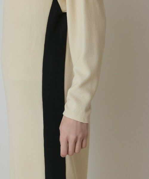 GRACE CONTINENTAL / グレースコンチネンタル ロング・マキシ丈ワンピース | バイカラーカットワンピース | 詳細7