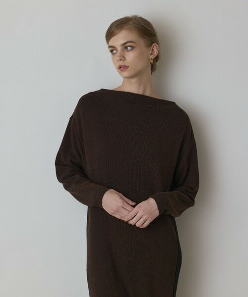 GRACE CONTINENTAL / グレースコンチネンタル ロング・マキシ丈ワンピース | バイカラーカットワンピース | 詳細12