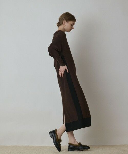 GRACE CONTINENTAL / グレースコンチネンタル ロング・マキシ丈ワンピース | バイカラーカットワンピース | 詳細18