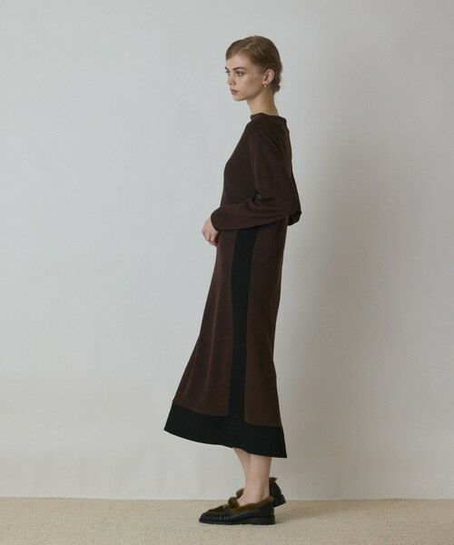 GRACE CONTINENTAL / グレースコンチネンタル ロング・マキシ丈ワンピース | バイカラーカットワンピース | 詳細9