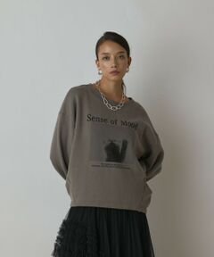 GRACE CONTINENTAL / グレースコンチネンタル その他トップス | Catphoto裏毛トップ