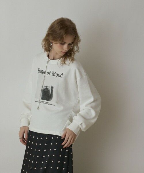 GRACE CONTINENTAL / グレースコンチネンタル その他トップス | Catphoto裏毛トップ | 詳細7