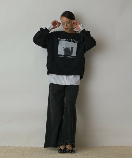 GRACE CONTINENTAL / グレースコンチネンタル その他トップス | Catphoto裏毛トップ | 詳細16