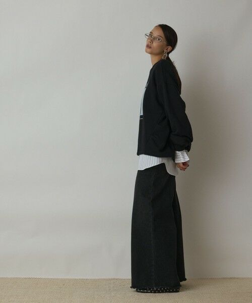 GRACE CONTINENTAL / グレースコンチネンタル その他トップス | Catphoto裏毛トップ | 詳細17