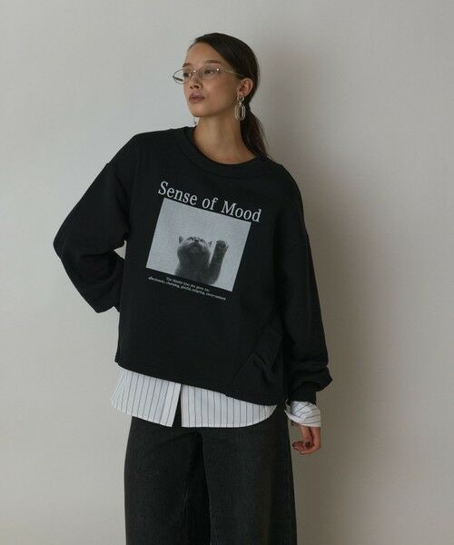 GRACE CONTINENTAL / グレースコンチネンタル その他トップス | Catphoto裏毛トップ | 詳細20