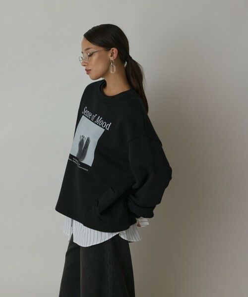 GRACE CONTINENTAL / グレースコンチネンタル その他トップス | Catphoto裏毛トップ | 詳細21