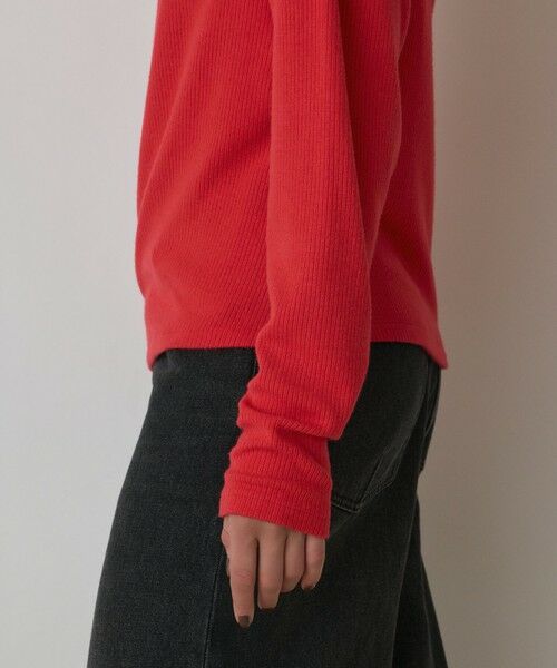 GRACE CONTINENTAL / グレースコンチネンタル カットソー | アシメテレコカットトップ | 詳細10