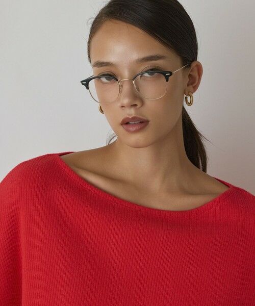 GRACE CONTINENTAL / グレースコンチネンタル カットソー | アシメテレコカットトップ | 詳細12