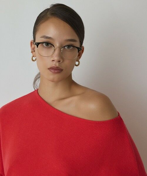 GRACE CONTINENTAL / グレースコンチネンタル カットソー | アシメテレコカットトップ | 詳細7