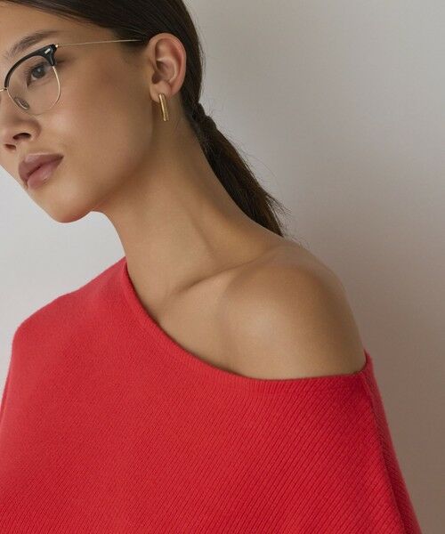 GRACE CONTINENTAL / グレースコンチネンタル カットソー | アシメテレコカットトップ | 詳細9