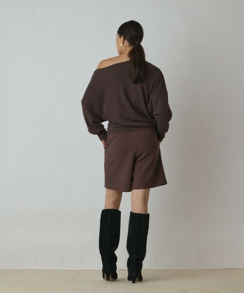 GRACE CONTINENTAL / グレースコンチネンタル カットソー | アシメテレコカットトップ | 詳細16