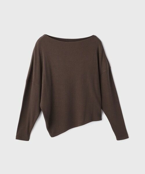 GRACE CONTINENTAL / グレースコンチネンタル カットソー | アシメテレコカットトップ | 詳細17