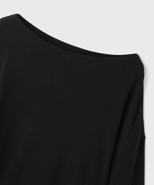 GRACE CONTINENTAL / グレースコンチネンタル カットソー | アシメテレコカットトップ | 詳細27