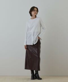 GRACE CONTINENTAL / グレースコンチネンタル カットソー | レイヤードカットトップ