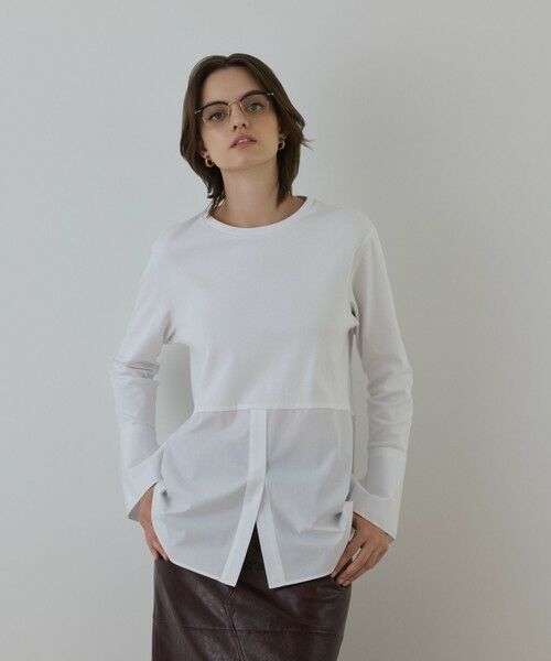 GRACE CONTINENTAL / グレースコンチネンタル カットソー | レイヤードカットトップ | 詳細1