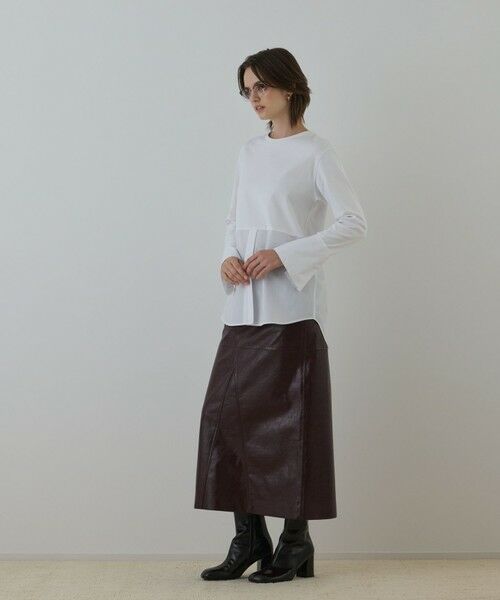 GRACE CONTINENTAL / グレースコンチネンタル カットソー | レイヤードカットトップ | 詳細12