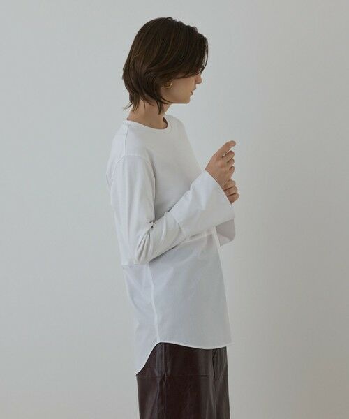 GRACE CONTINENTAL / グレースコンチネンタル カットソー | レイヤードカットトップ | 詳細4