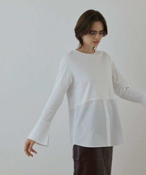 GRACE CONTINENTAL / グレースコンチネンタル カットソー | レイヤードカットトップ | 詳細5