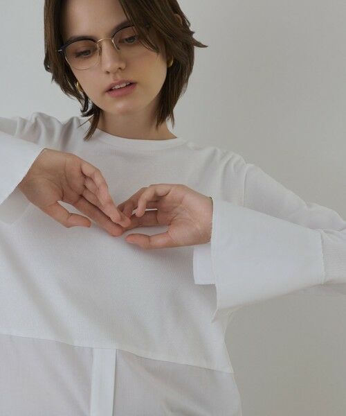 GRACE CONTINENTAL / グレースコンチネンタル カットソー | レイヤードカットトップ | 詳細8