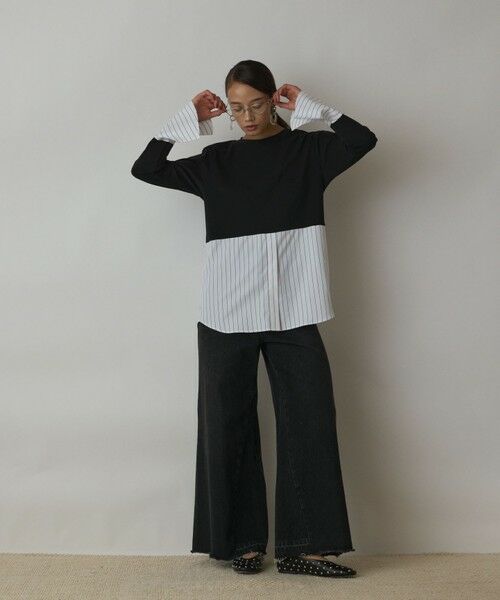 GRACE CONTINENTAL / グレースコンチネンタル カットソー | レイヤードカットトップ | 詳細16