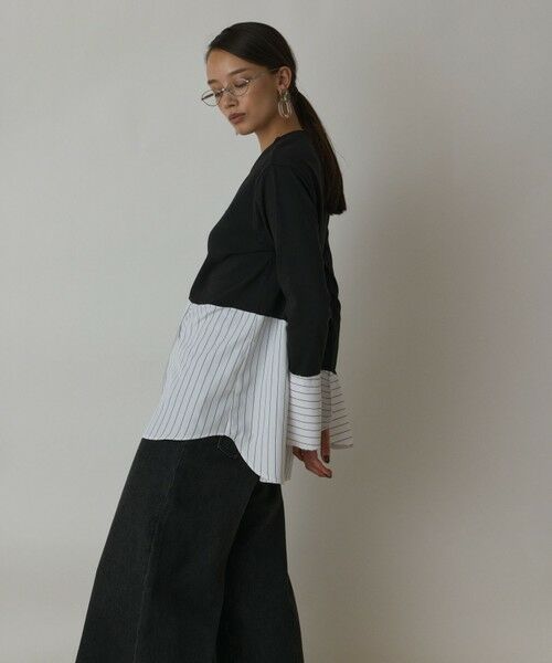 GRACE CONTINENTAL / グレースコンチネンタル カットソー | レイヤードカットトップ | 詳細19