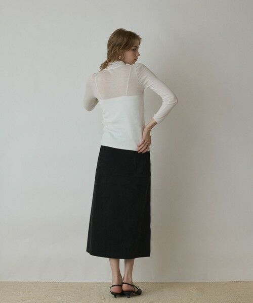 GRACE CONTINENTAL / グレースコンチネンタル その他トップス | シアーリブニットトップ | 詳細3