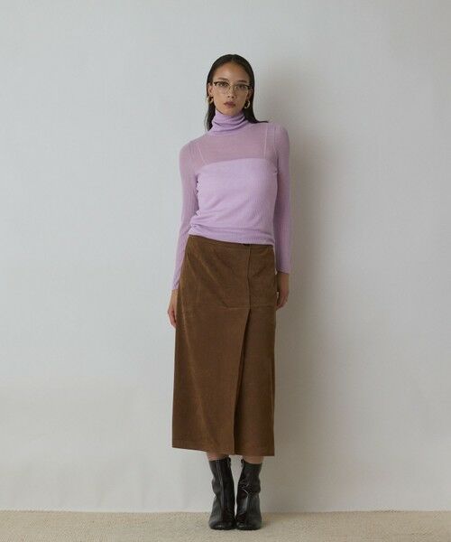 GRACE CONTINENTAL / グレースコンチネンタル その他トップス | シアーリブニットトップ | 詳細11