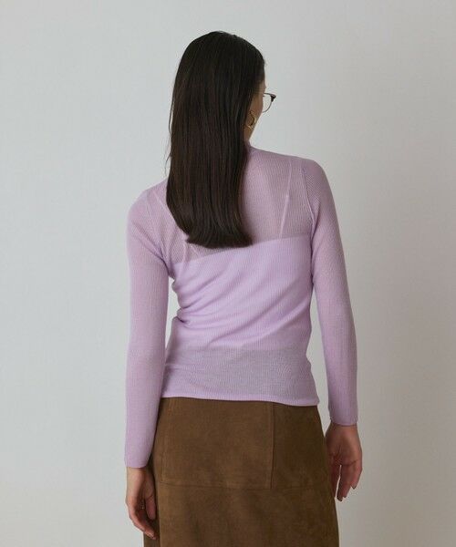 GRACE CONTINENTAL / グレースコンチネンタル その他トップス | シアーリブニットトップ | 詳細16