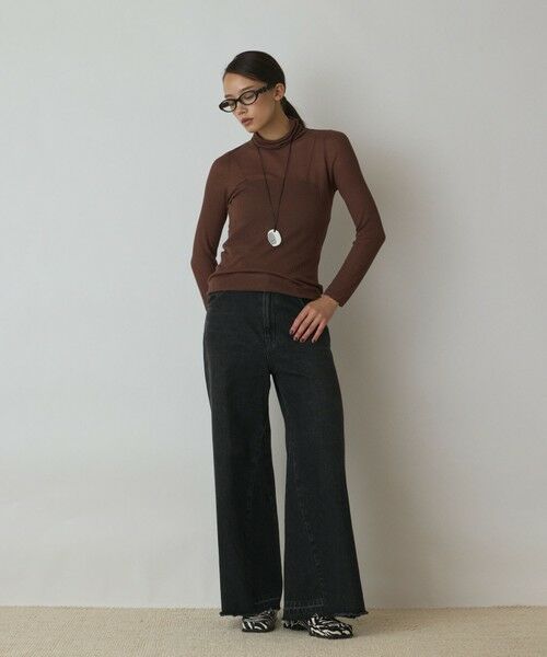 GRACE CONTINENTAL / グレースコンチネンタル その他トップス | シアーリブニットトップ | 詳細19