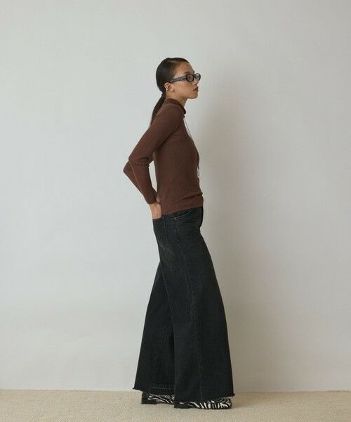 GRACE CONTINENTAL / グレースコンチネンタル その他トップス | シアーリブニットトップ | 詳細21