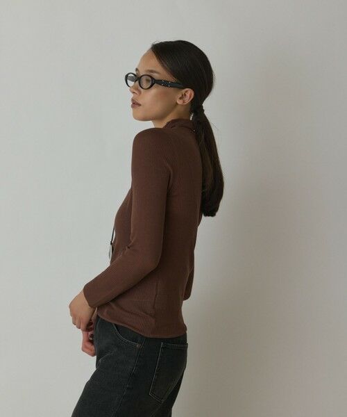 GRACE CONTINENTAL / グレースコンチネンタル その他トップス | シアーリブニットトップ | 詳細23