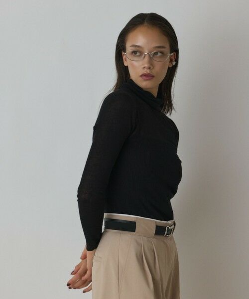 GRACE CONTINENTAL / グレースコンチネンタル その他トップス | シアーリブニットトップ | 詳細29