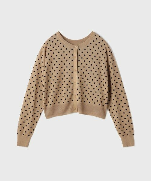GRACE CONTINENTAL / グレースコンチネンタル カーディガン・ボレロ | ドットフロッキーニットカーディガン | 詳細19