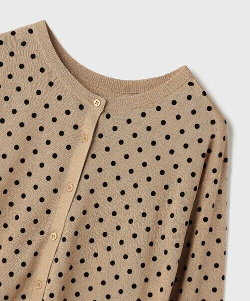 GRACE CONTINENTAL / グレースコンチネンタル カーディガン・ボレロ | ドットフロッキーニットカーディガン | 詳細21