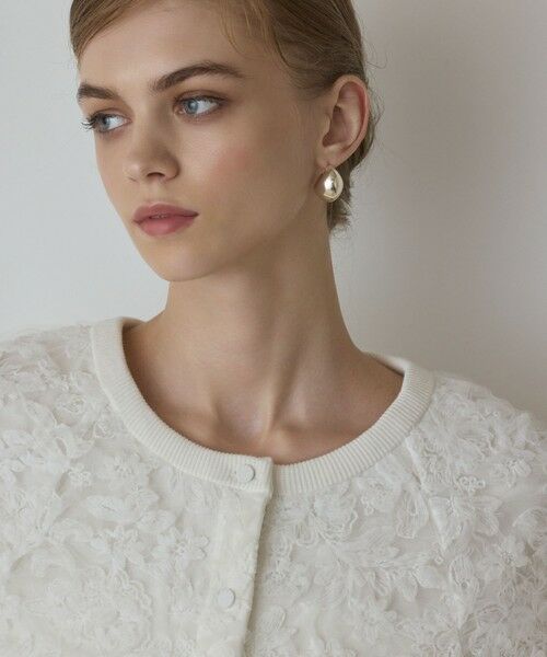 GRACE CONTINENTAL / グレースコンチネンタル カーディガン・ボレロ | フラワー刺繍ニットカーディガン | 詳細5