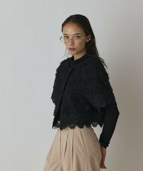 GRACE CONTINENTAL / グレースコンチネンタル カーディガン・ボレロ | フラワー刺繍ニットカーディガン | 詳細15