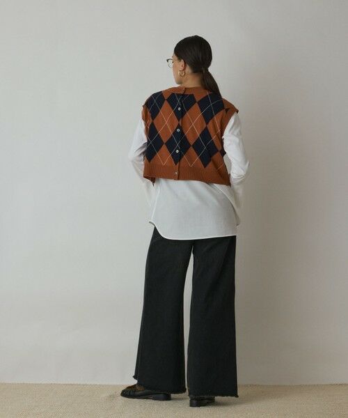 GRACE CONTINENTAL / グレースコンチネンタル ベスト | アーガイルニットベスト | 詳細1