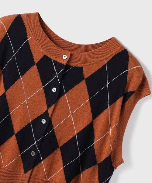 GRACE CONTINENTAL / グレースコンチネンタル ベスト | アーガイルニットベスト | 詳細8