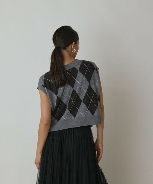 GRACE CONTINENTAL / グレースコンチネンタル ベスト | アーガイルニットベスト | 詳細14