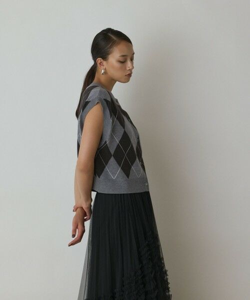 GRACE CONTINENTAL / グレースコンチネンタル ベスト | アーガイルニットベスト | 詳細15