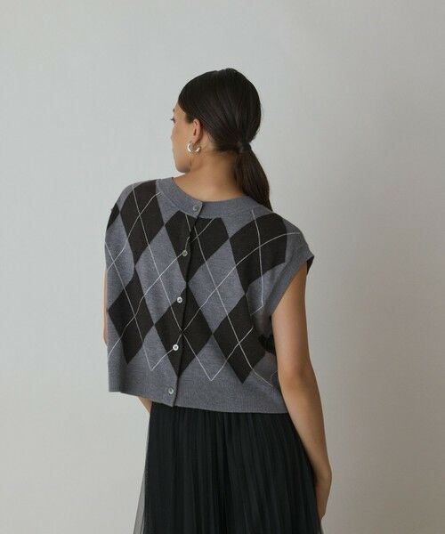 GRACE CONTINENTAL / グレースコンチネンタル ベスト | アーガイルニットベスト | 詳細19