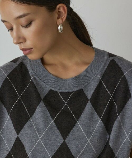 GRACE CONTINENTAL / グレースコンチネンタル ベスト | アーガイルニットベスト | 詳細20