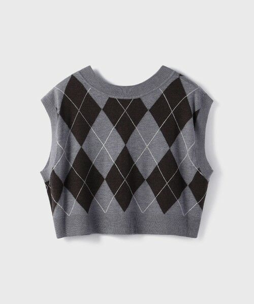 GRACE CONTINENTAL / グレースコンチネンタル ベスト | アーガイルニットベスト | 詳細25