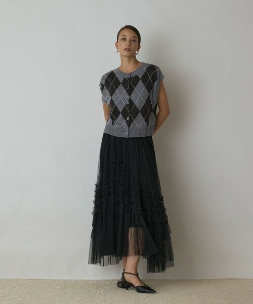 GRACE CONTINENTAL / グレースコンチネンタル ベスト | アーガイルニットベスト | 詳細9