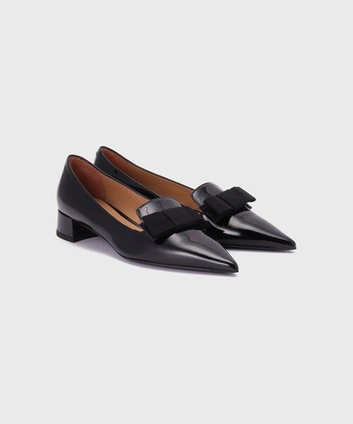 GRACE CONTINENTAL/グレースコンチネンタル PROSPERINE リボンパンプス ブラック 37 GRACE CONTINENTAL/グレースコンチネンタル PROSPERINE リボンパンプス ブラック 37