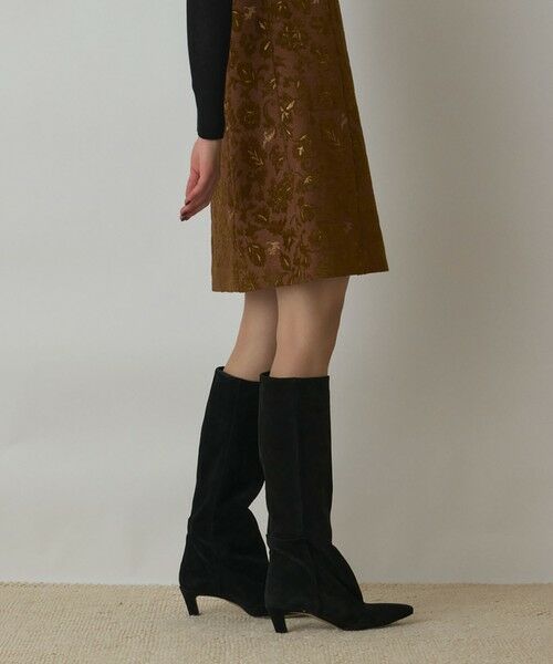 GRACE CONTINENTAL / グレースコンチネンタル ブーツ（ロング丈） | CORSO ROMA スエードロングブーツ | 詳細1